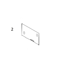 #2A LOWER FRONT WINDSHIELD - CTHM24.2A