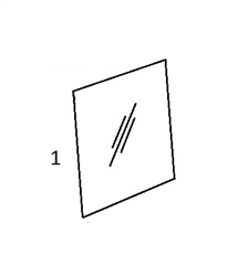 #1A UPPER FRONT WINDOW - CTHM44.1A