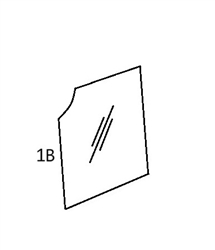 #1B UPPER FRONT WINDOW - CTHM44.1B