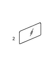 #2 LOWER FRONT WINDSHIELD - CTHM44.2