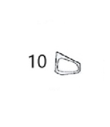 #10 RIGHT SIDE QUARTER GLASS - HTHM14.10